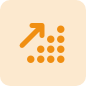 Planning-Pod-Arrow-Up-Dots-Yellow-Icon