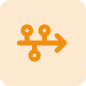 icon yellow arrow