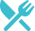 Utensils-Blue Icon