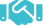 blue icon of hands shaking hands