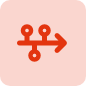 icon red arrow