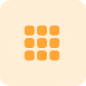 Planning-Six-Point-Grid-Yellow-Icon