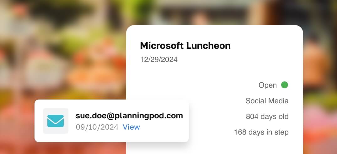 setup email and text screen