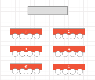 Classroom Style Conference Room Layout