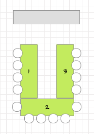 U-Shape Style Conference Room Setup