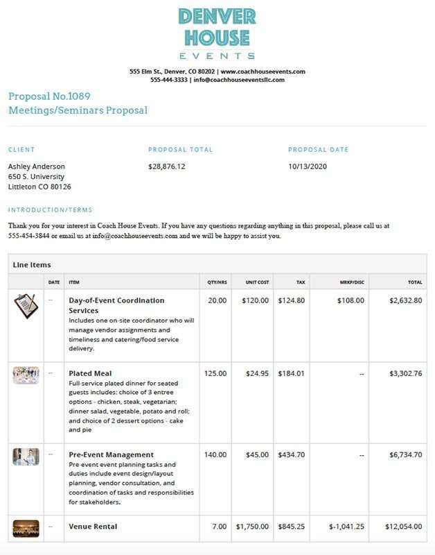 Planning Pod Event Proposal Builder