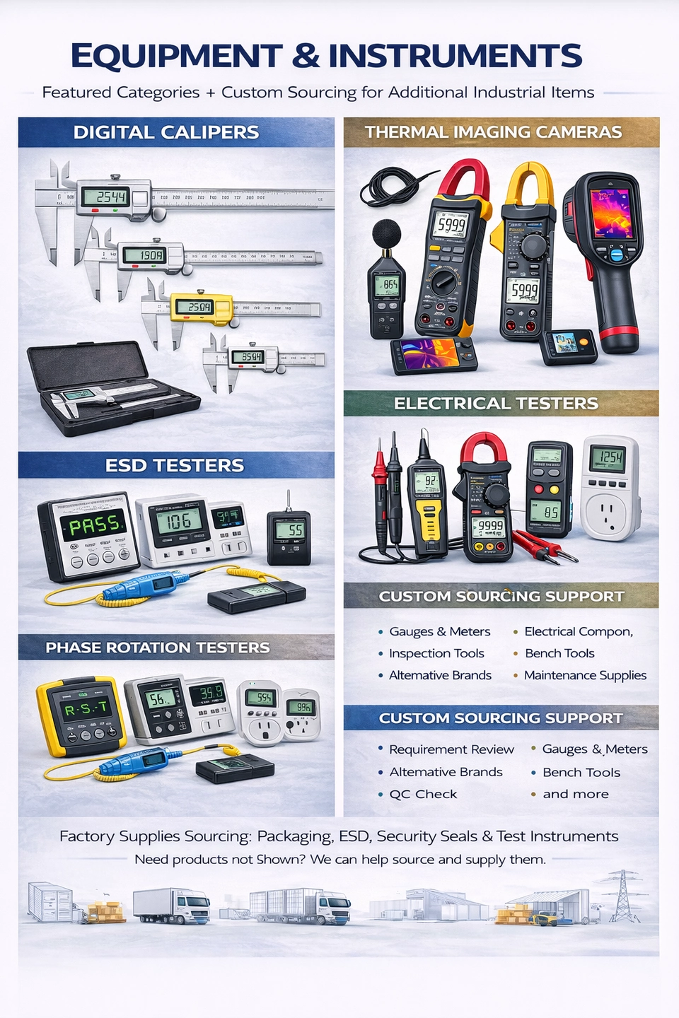 Industrial Equipment and Device Sourcing Support