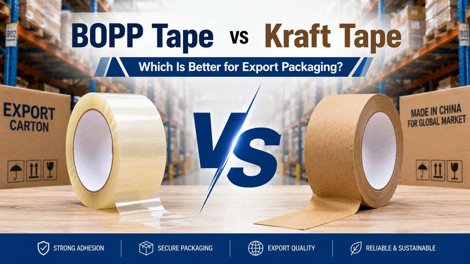 BOPP Tape vs Kraft Tape: Which Is Better for Export Packaging?