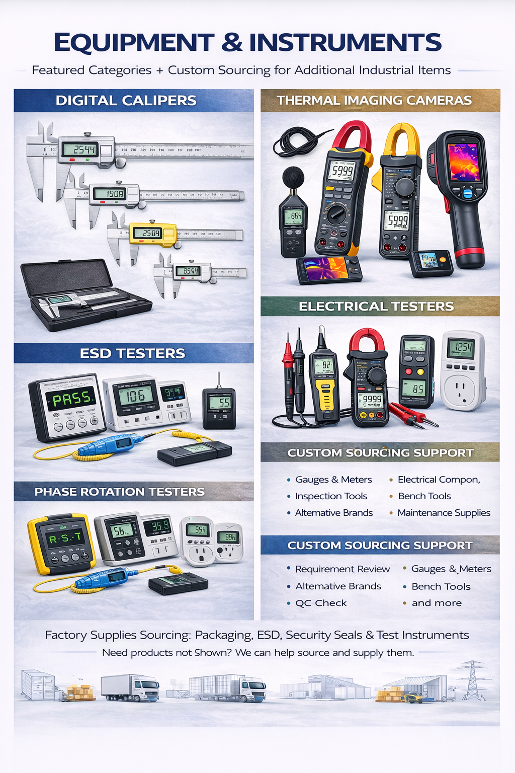 Industrial Equipment and Device Sourcing Support