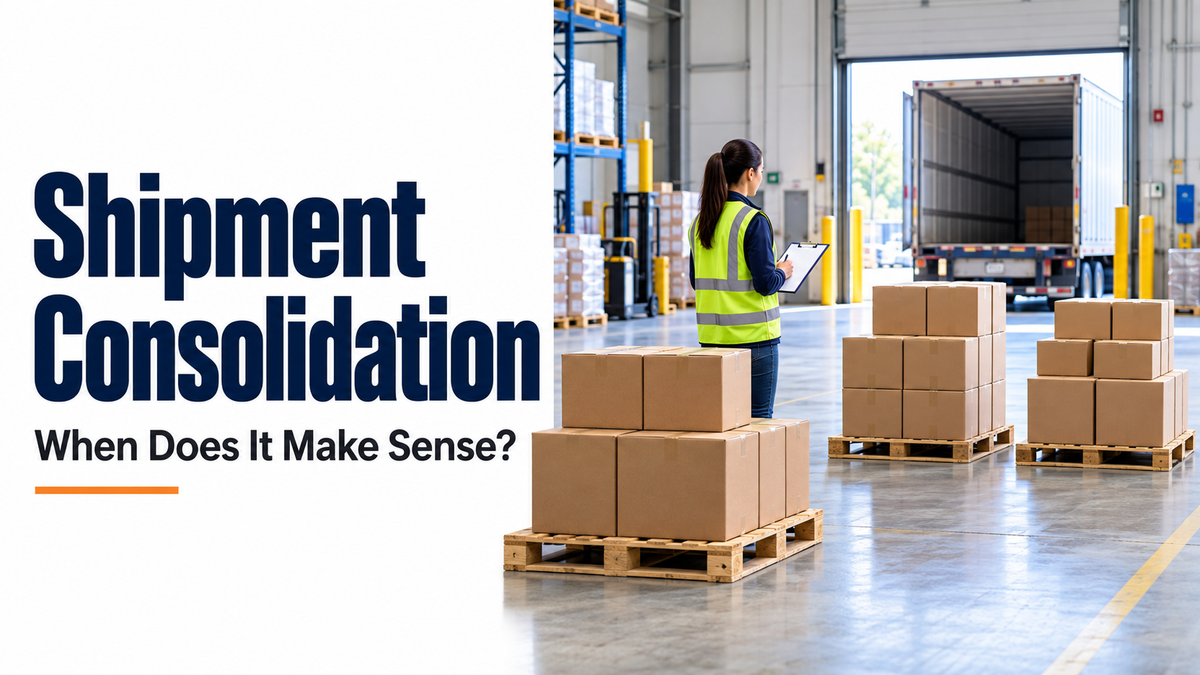 When Should Procurement Consolidate Multiple Products Into One Shipment?