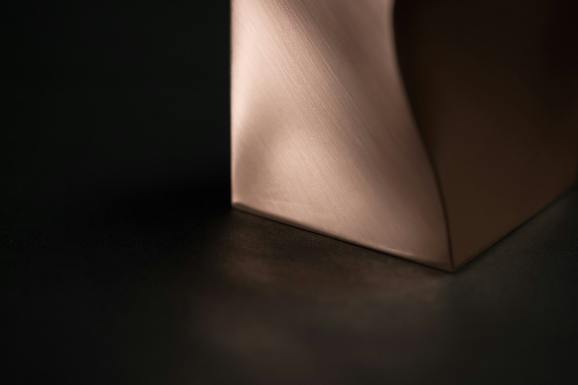Abstract copper-toned artwork for the Boeing Canada engagement.