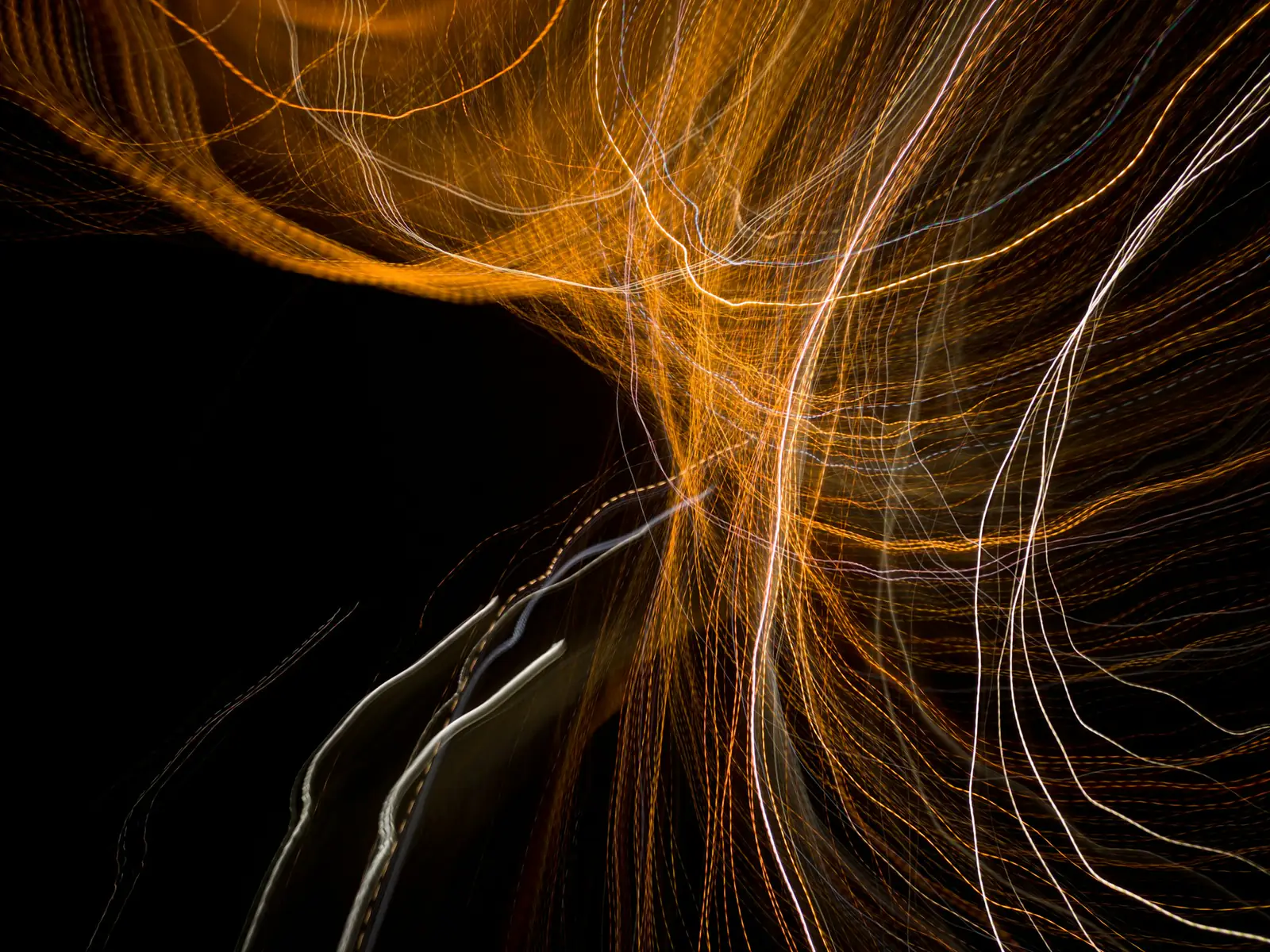 Abstract copper-toned artwork for the University of British Columbia engagement.