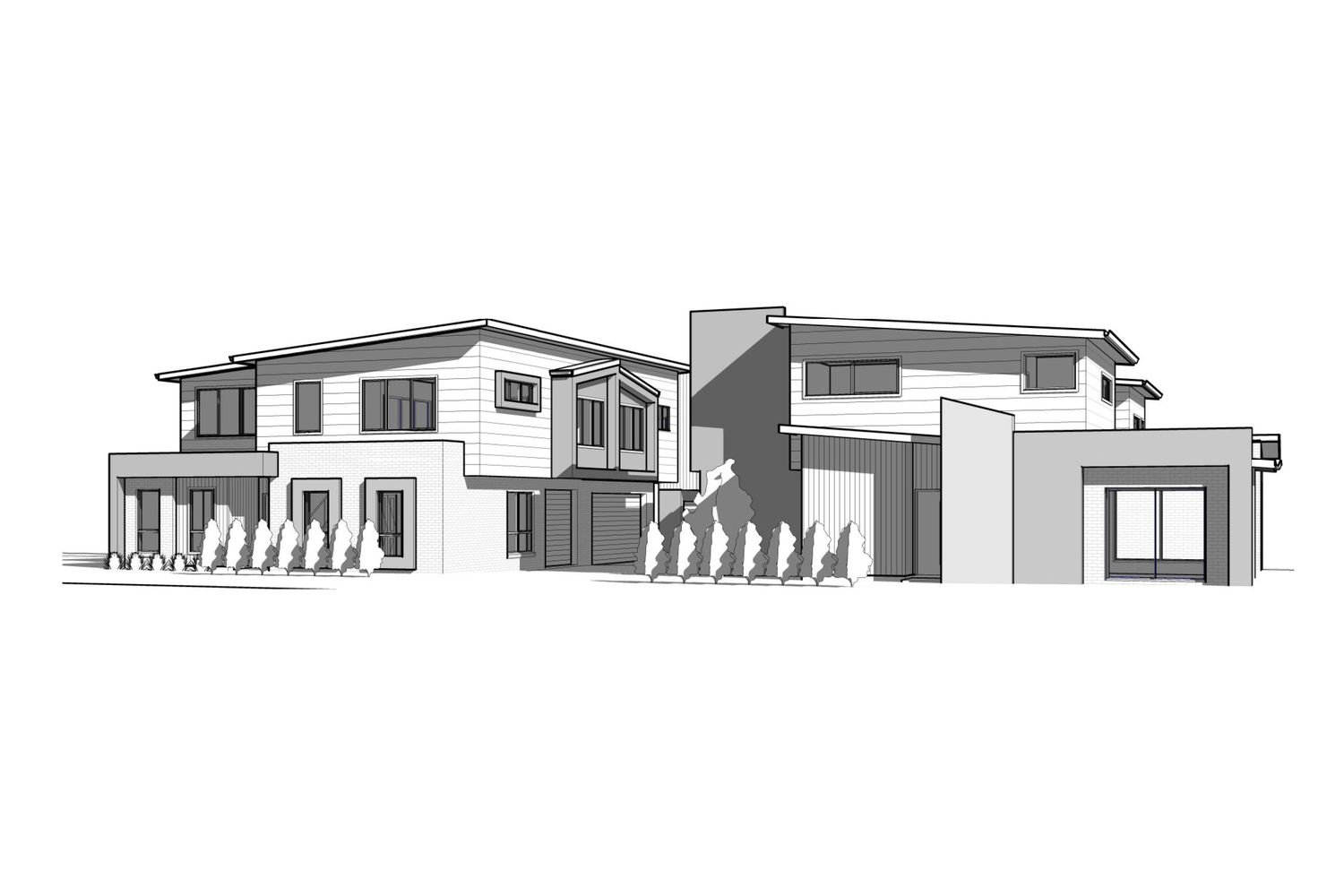 Townhouse facade, indicative design