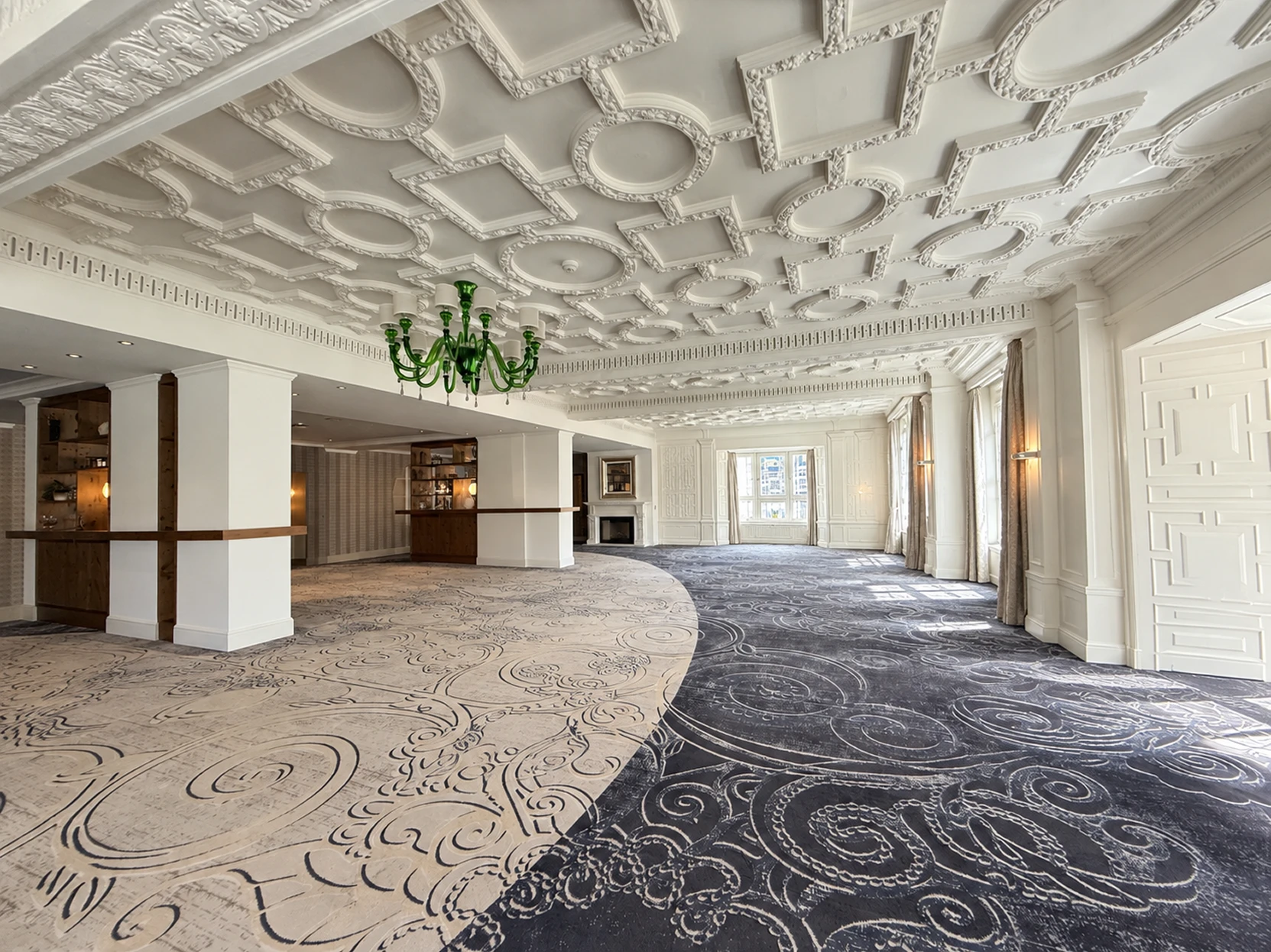 Ballroom of the Grandhotel Belvedere in Davos