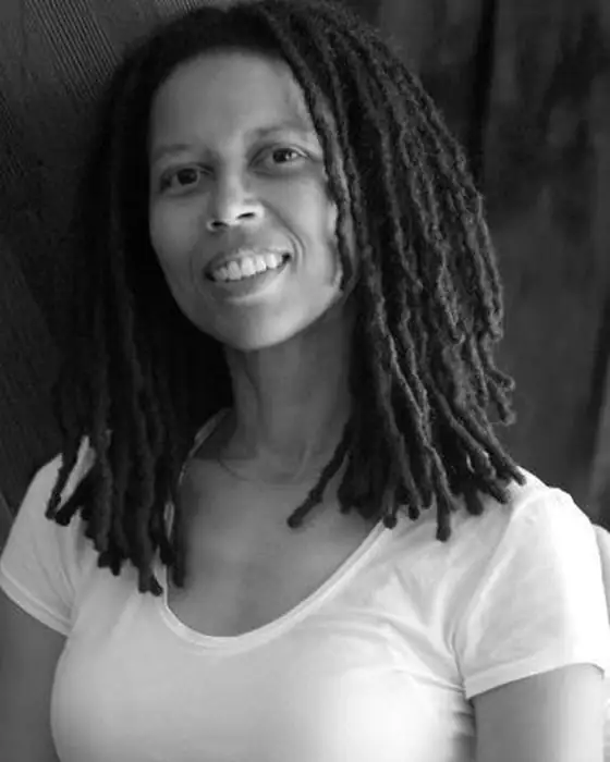 a portrait of evie shockley.