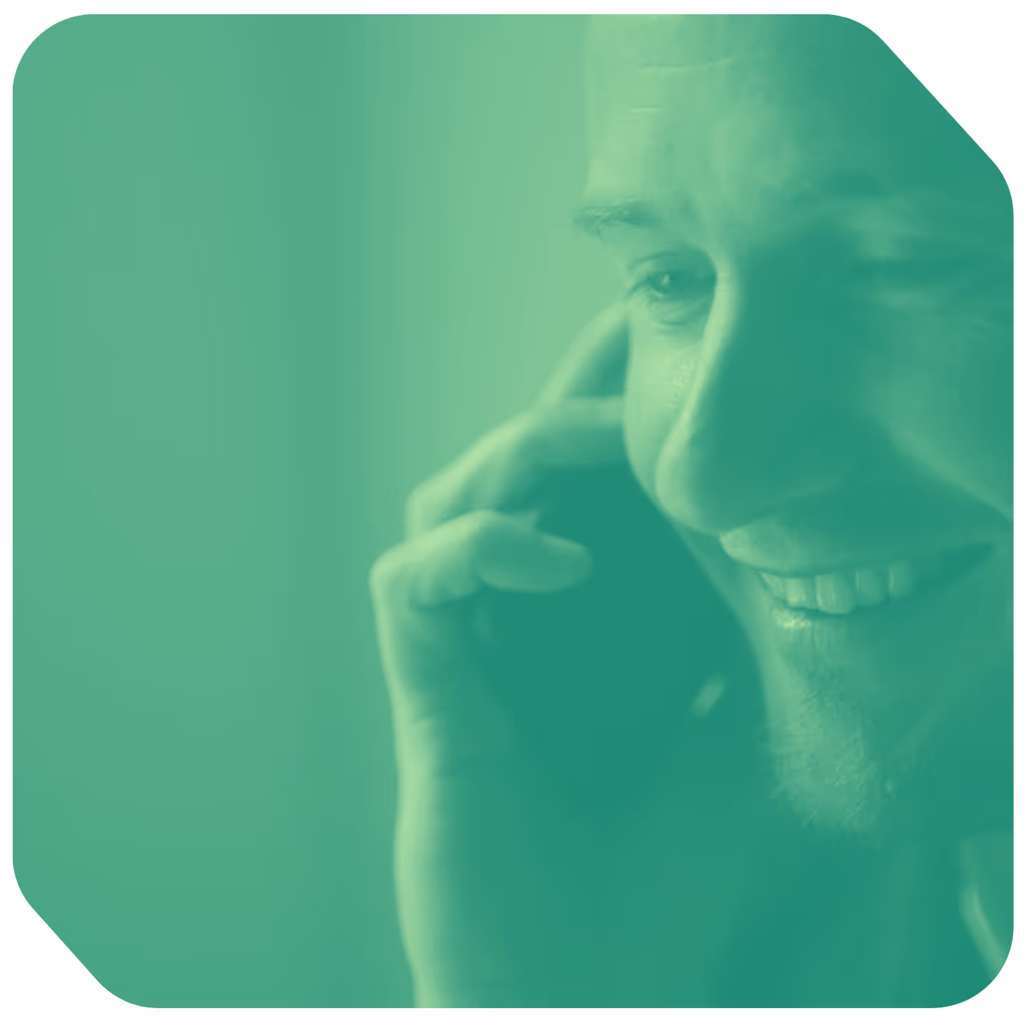 a man holding a cell phone