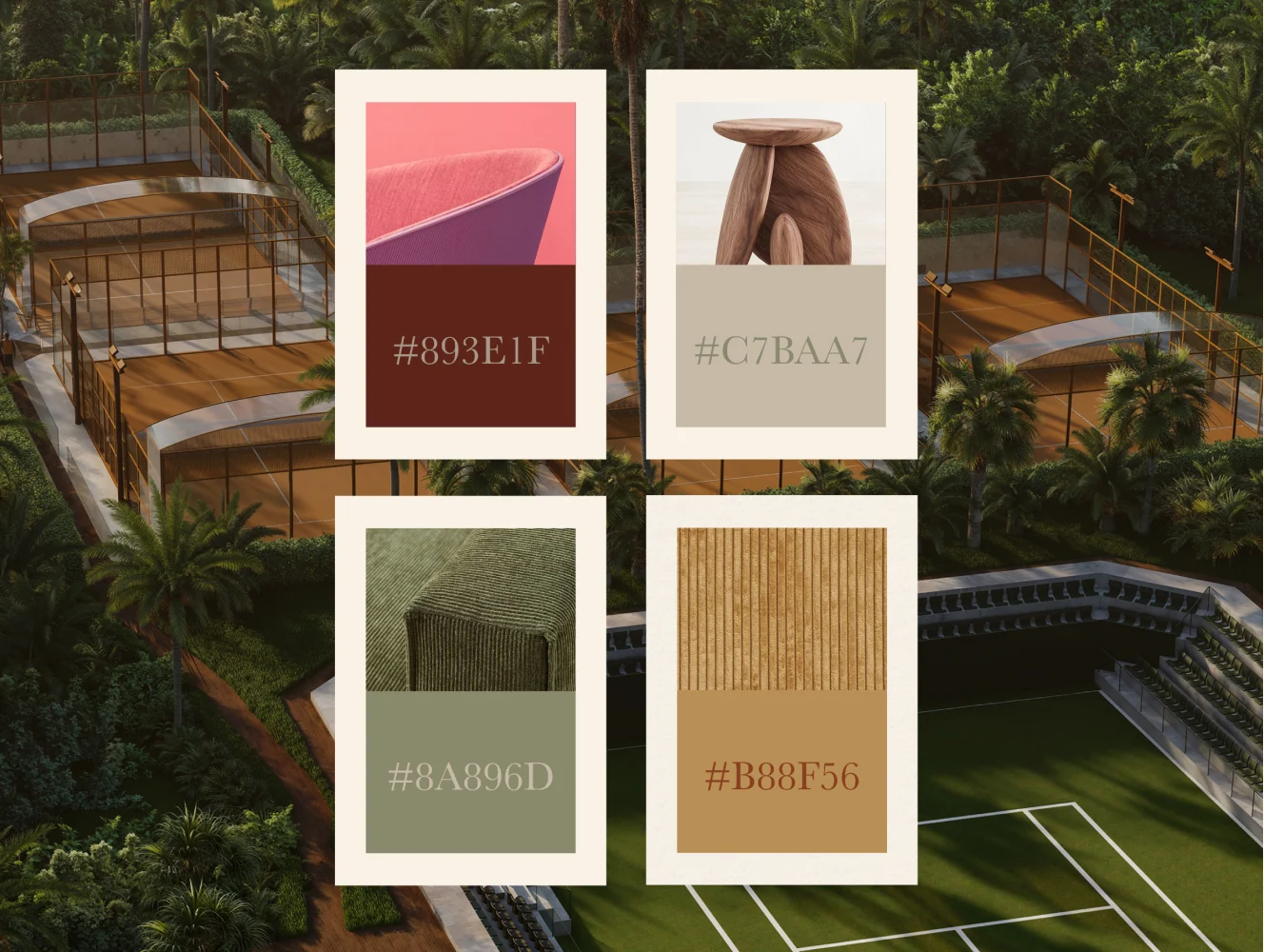 The Haus V colour palette