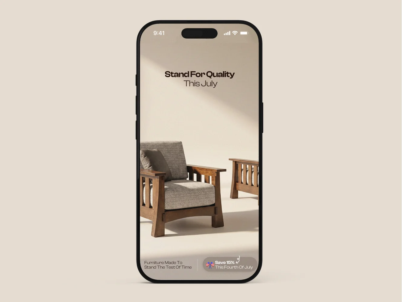 Amish Traditions Instagram ad design