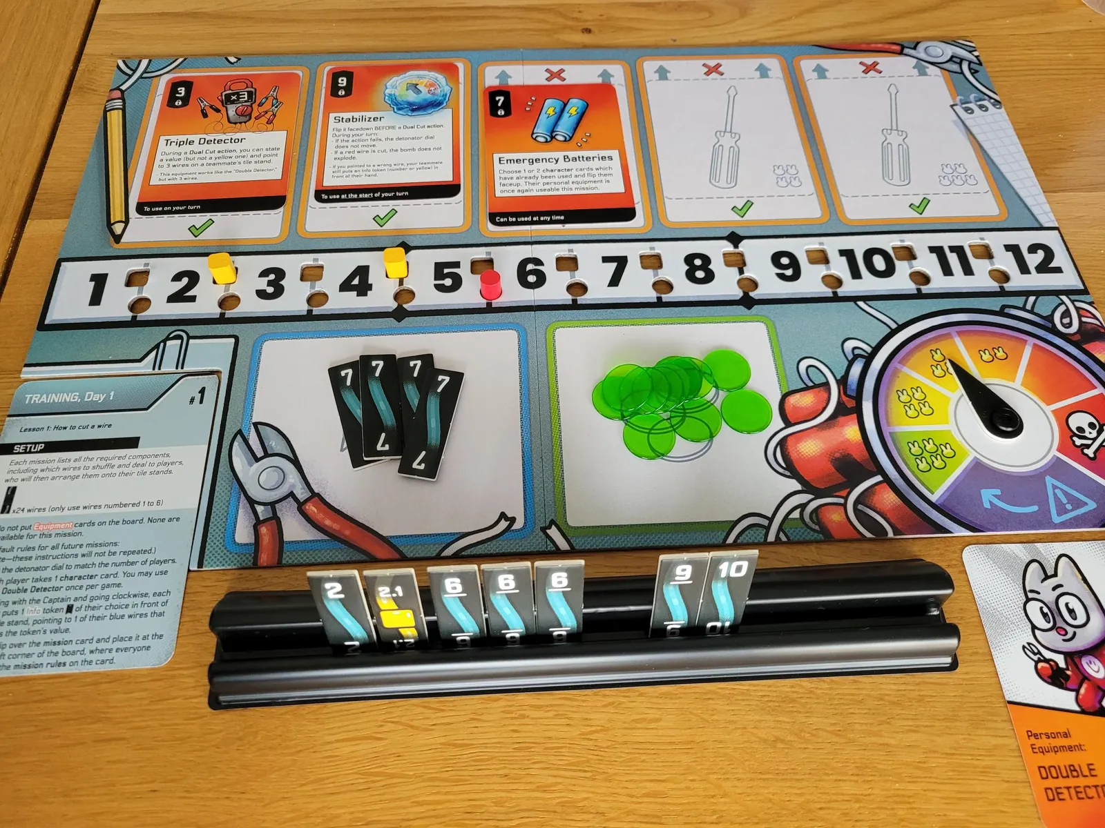 A game of Bomb Busters in progress