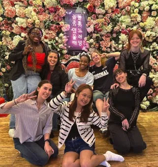 AIP interns on a day trip