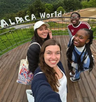 Selfie at Alpaca World