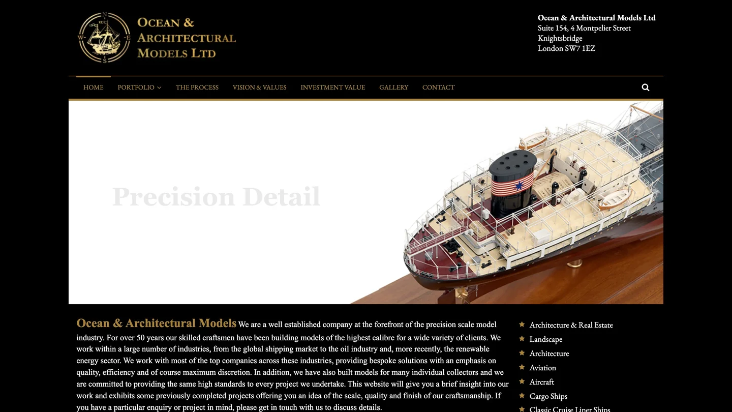 Ocean & Architectural Models