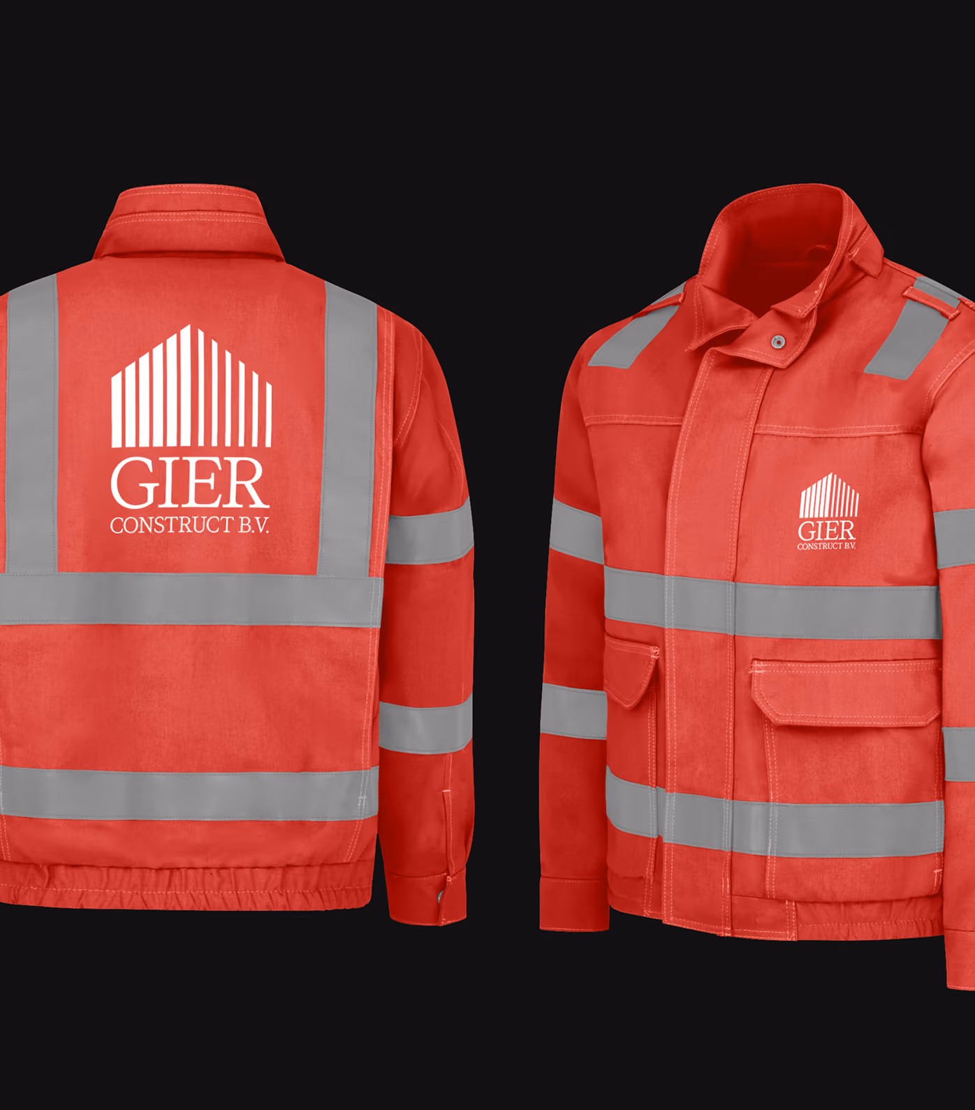 Gier Construct visual identity built around craftsmanship and reliability
