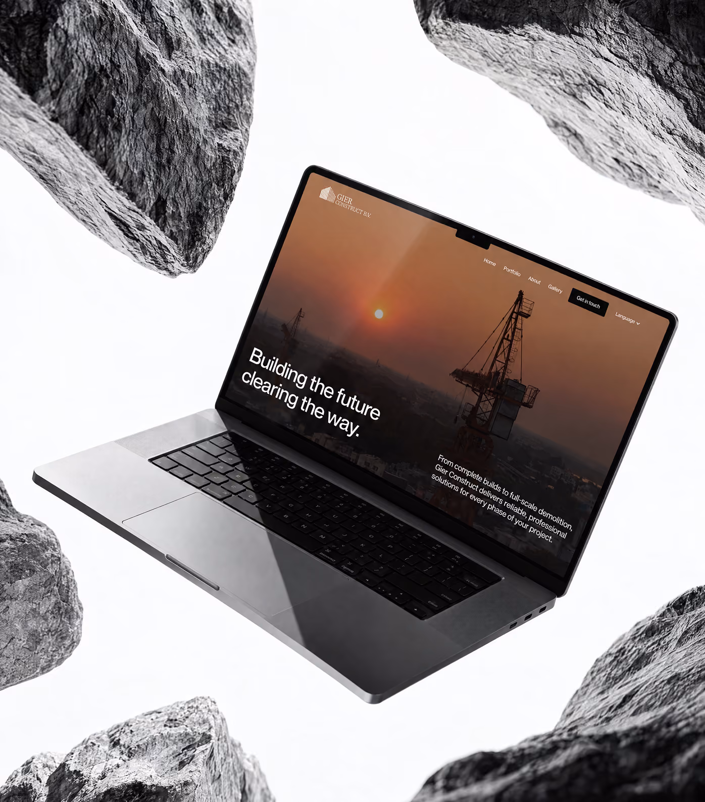 Gier Construct digital identity for a Dutch-American construction and demolition company