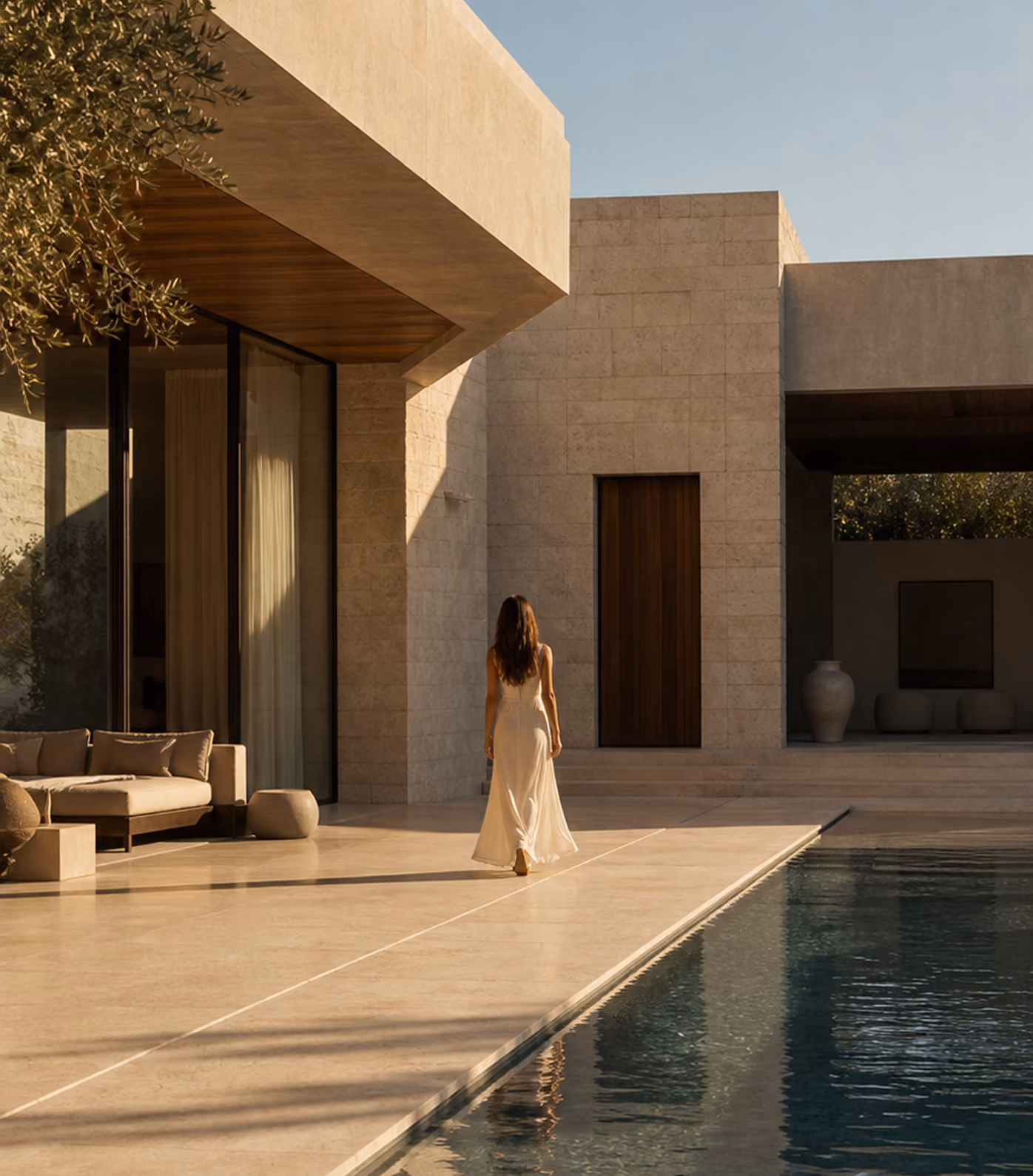 Reeland architectural web design focused on premium residential projects