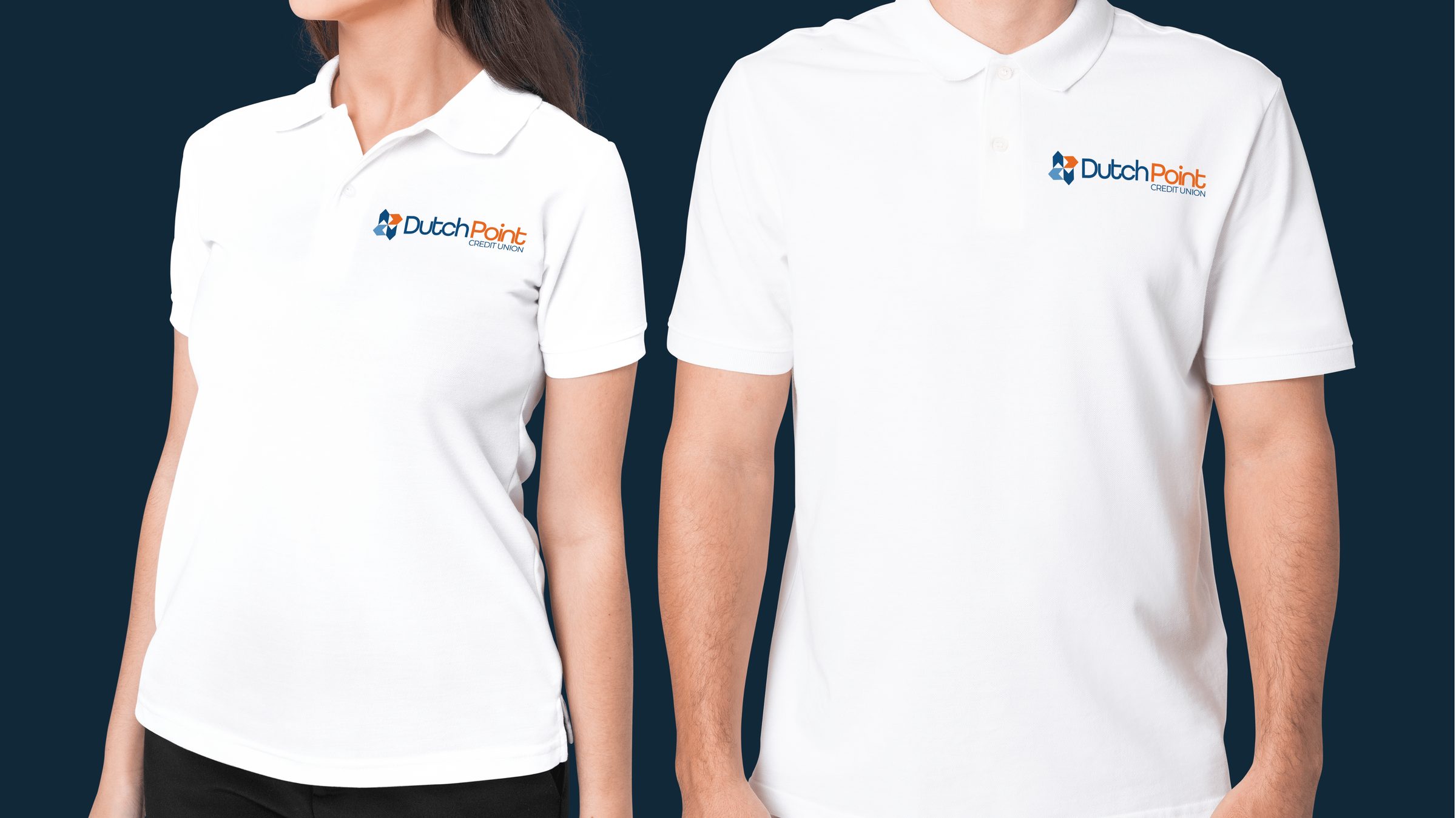 Dutch Point branded staff polo shirts