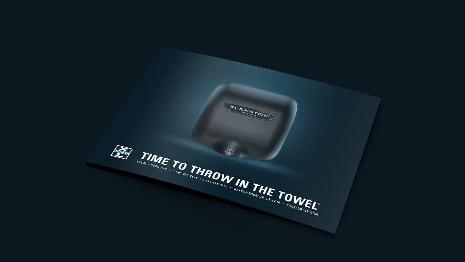 XLERATOR Time to Throw in the Towel print piece