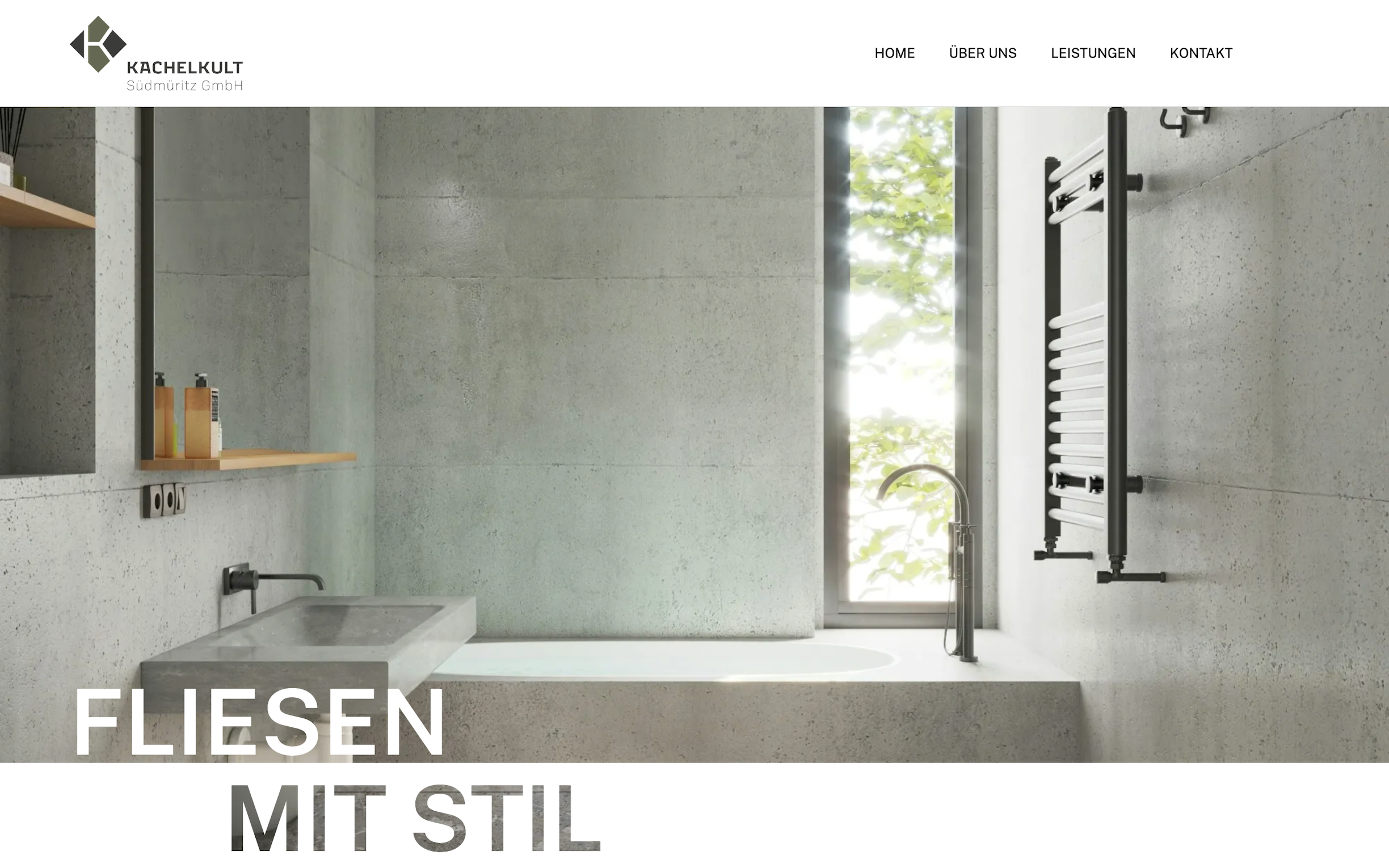 Website von Kachelkult, mit Webflow umgesetzt von AUDAX