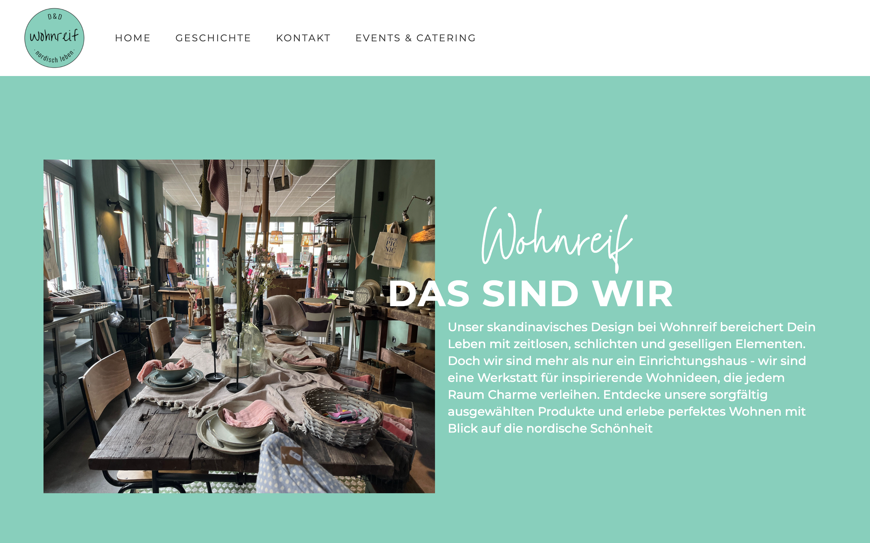 Website von Wohnreif, mit Webflow umgesetzt von AUDAX