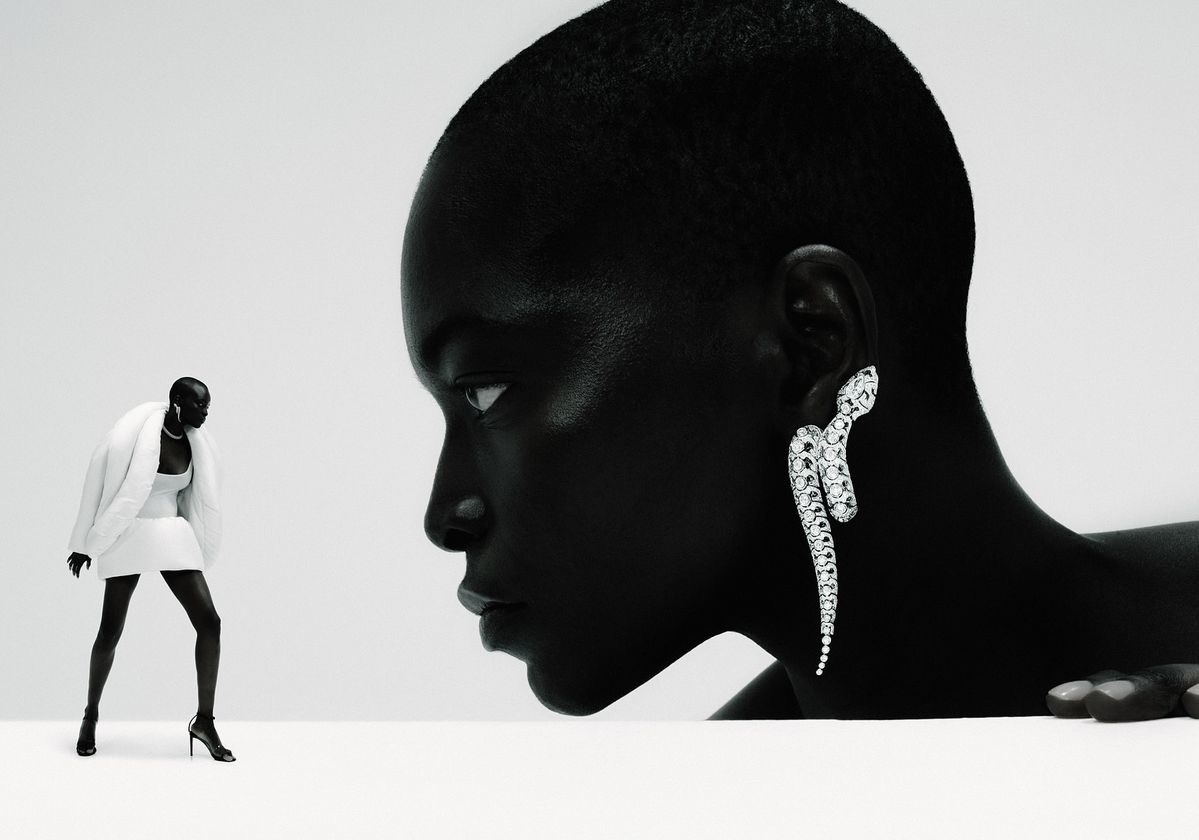 Editorial Fashion Portrait Silhouette