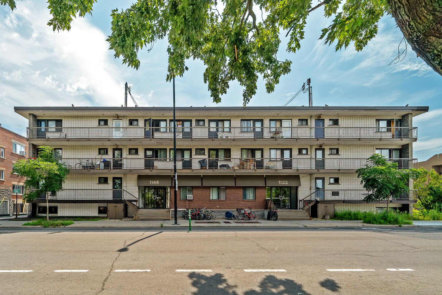 1122–1144 rue Villeray — vue de face