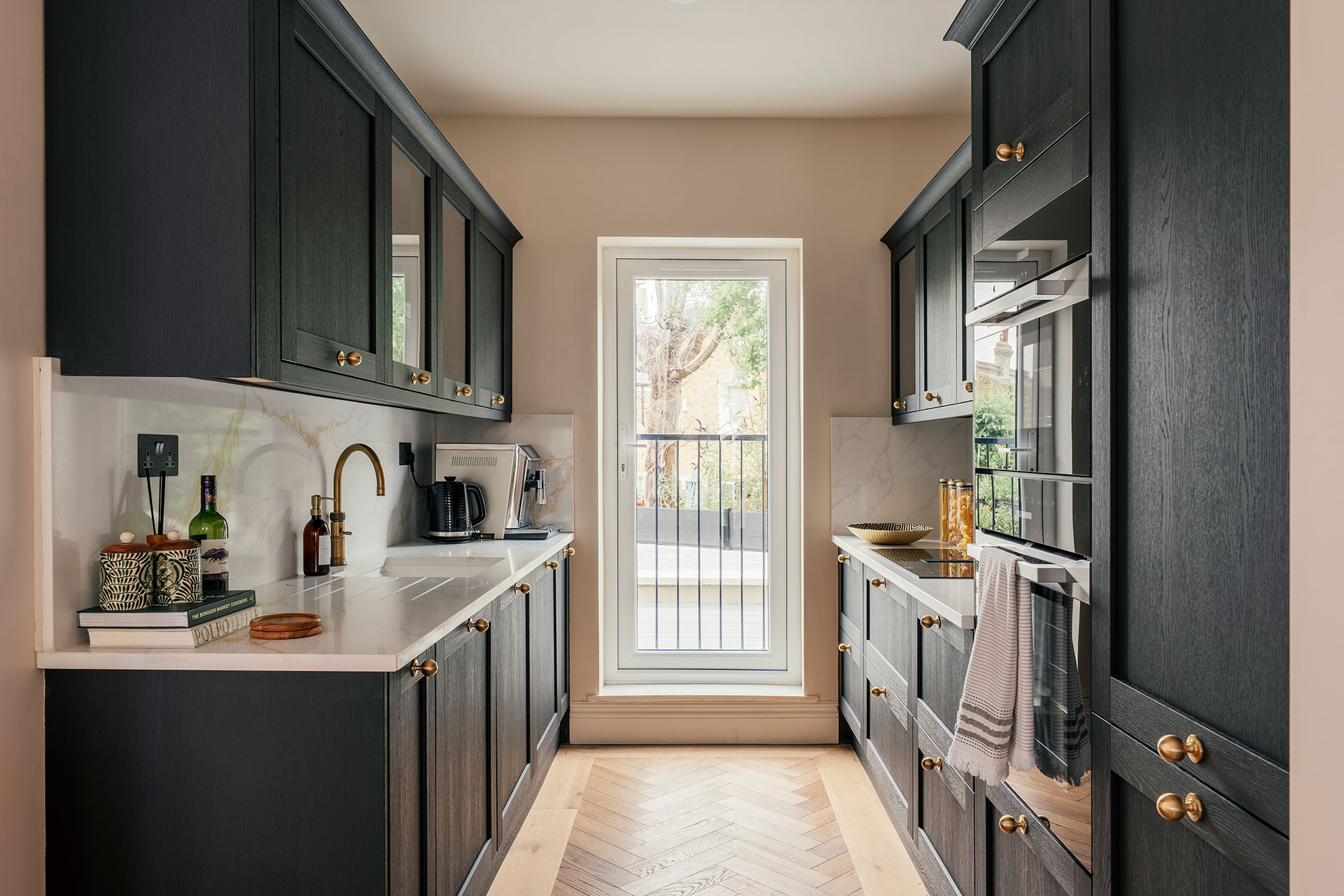 Kitchen at Dawes Road Upper Apartment, Fulham