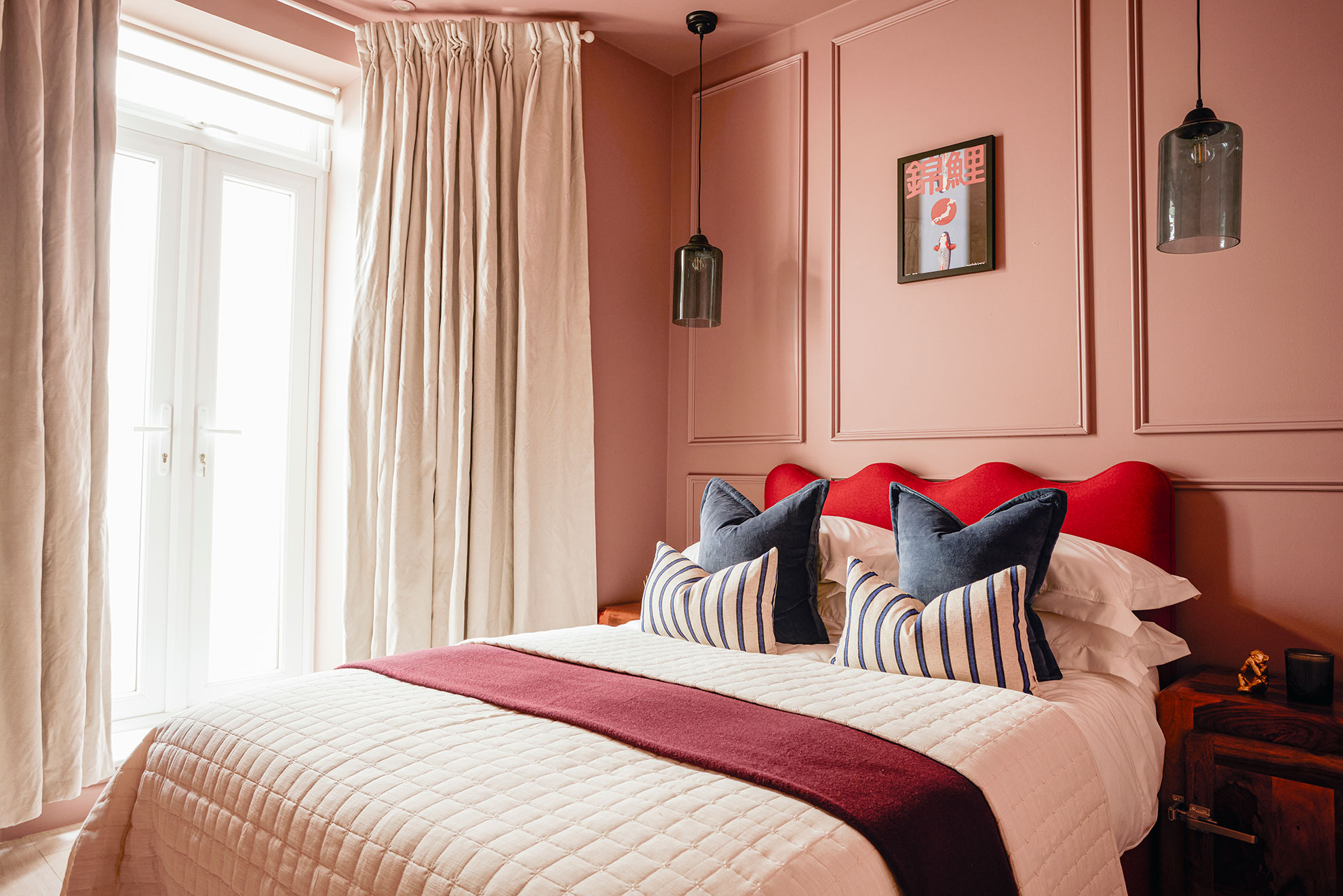 Bedroom 1 at Novello II townhouse, Parsons Green, Fulham