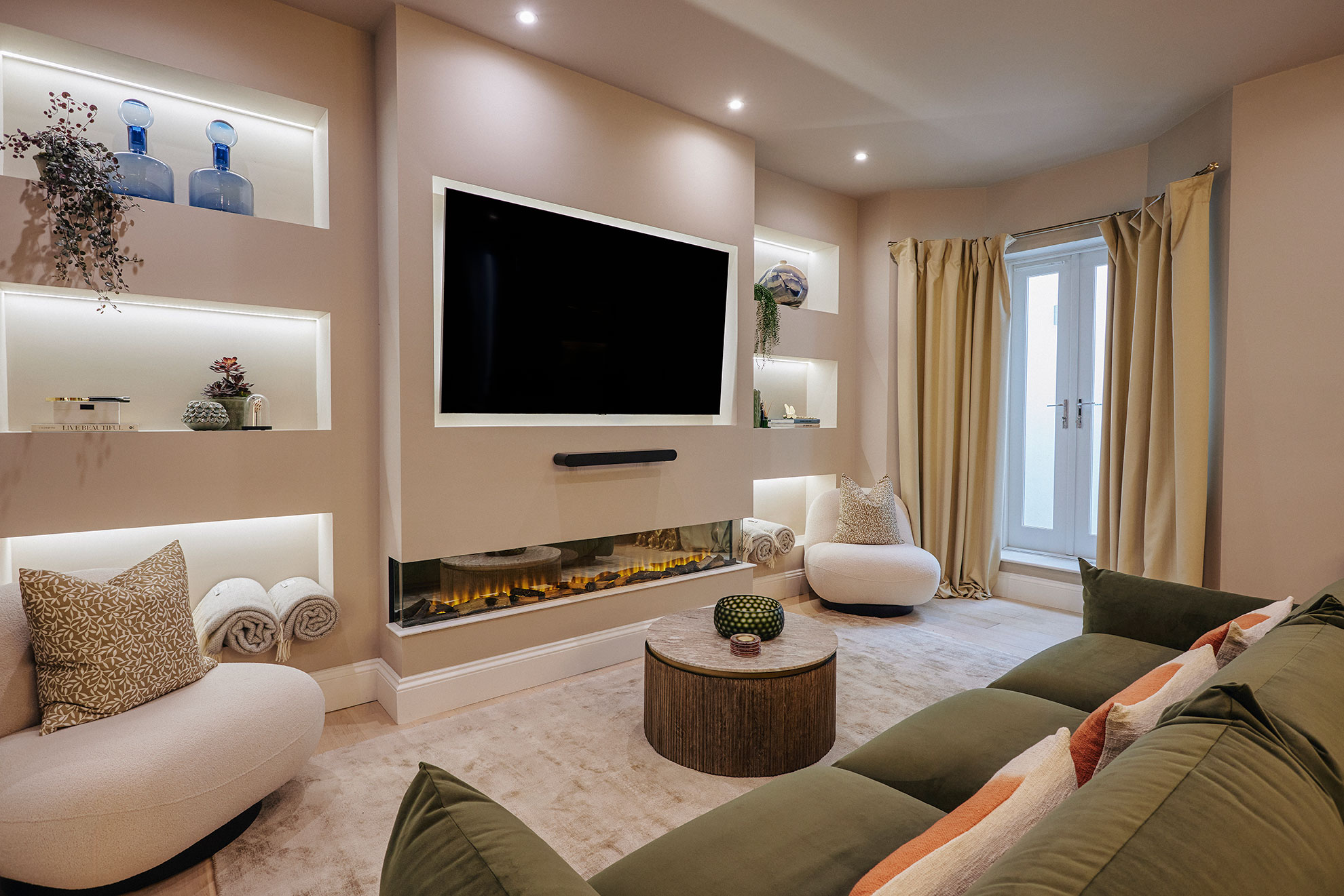 Living Room at Novello III, Parsons Green, Fulham