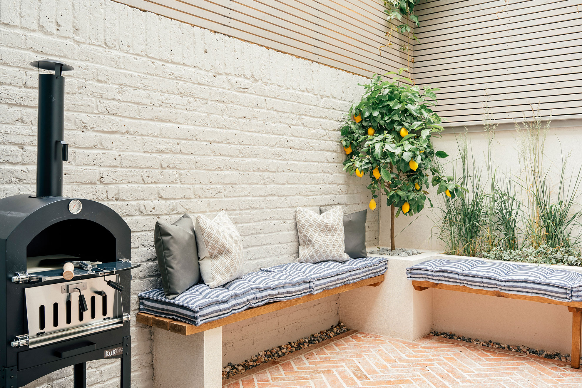 Backyard at Novello III, Parsons Green, Fulham