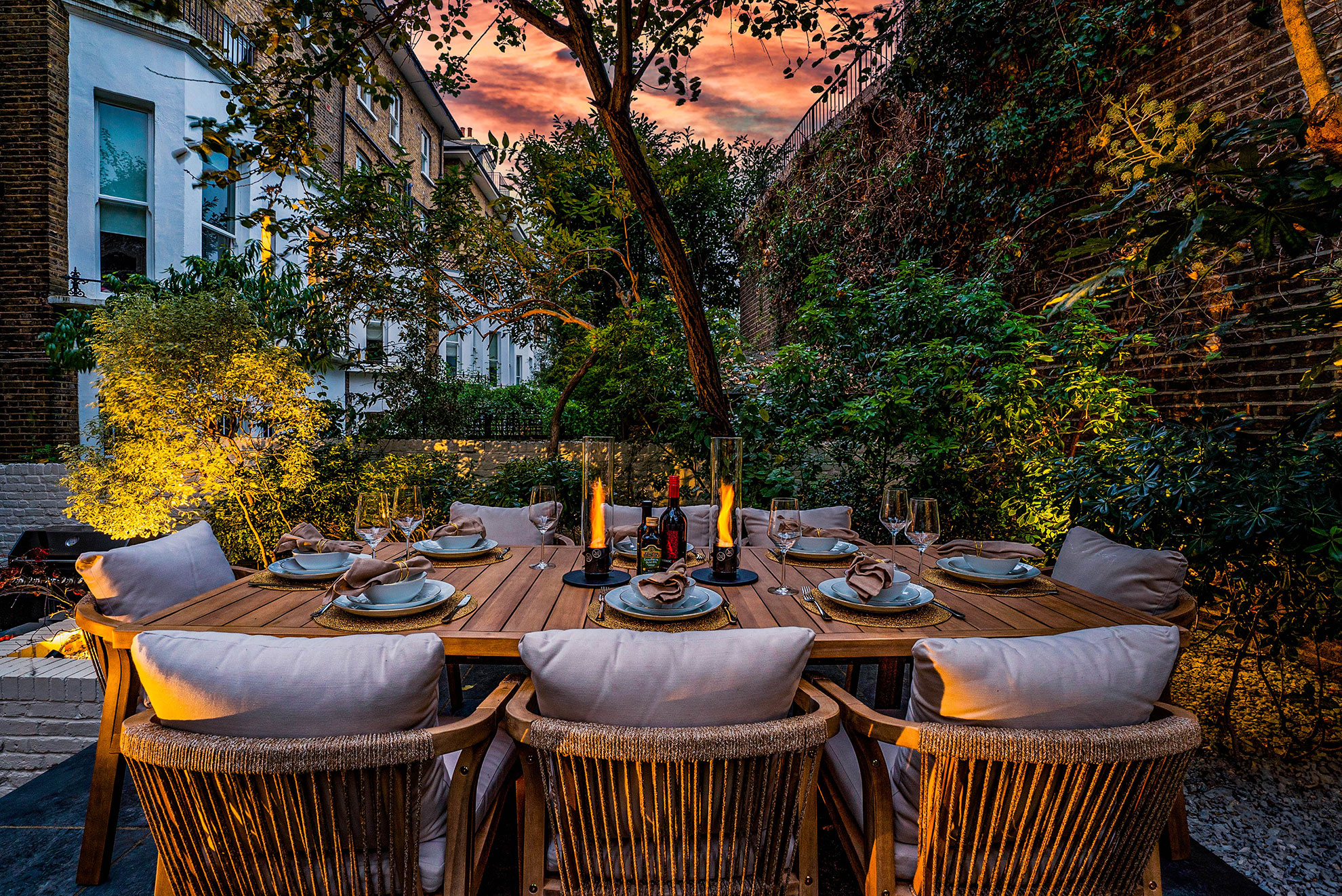Backyard Garden at Tregunter Road, Chelsea