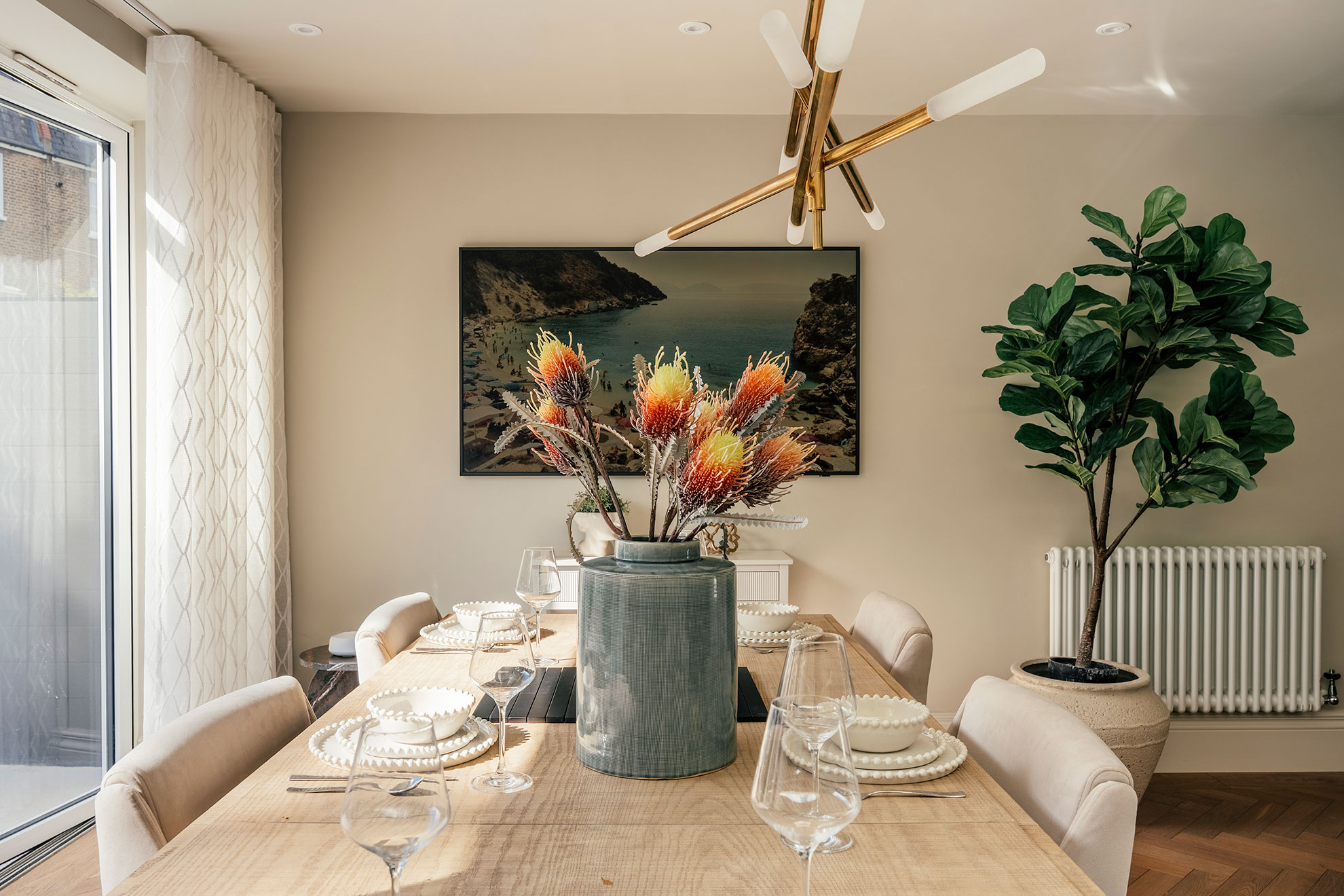 Dining at Sulgrave Road, Hammersmith