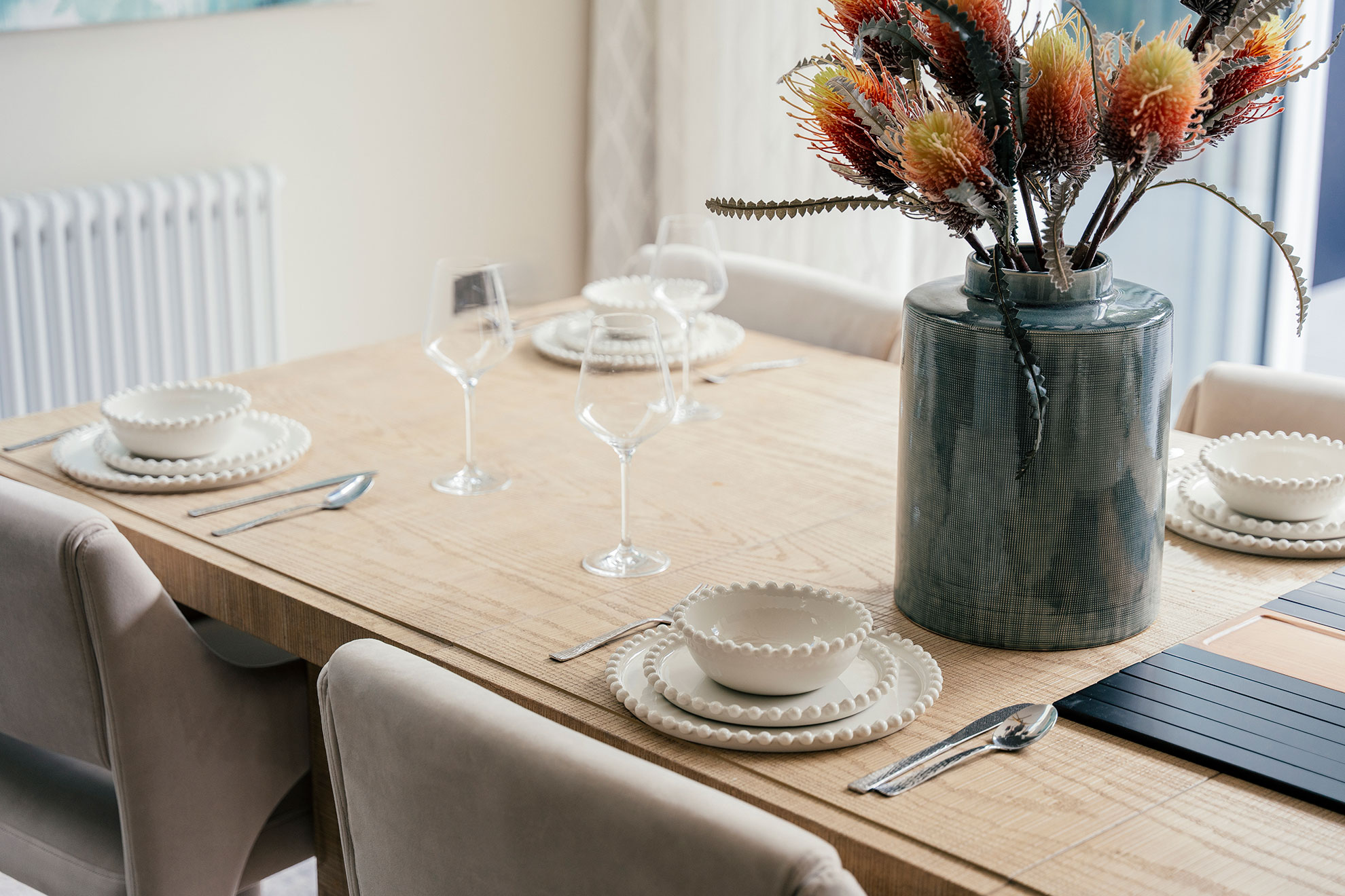 Dining at Sulgrave Road, Hammersmith