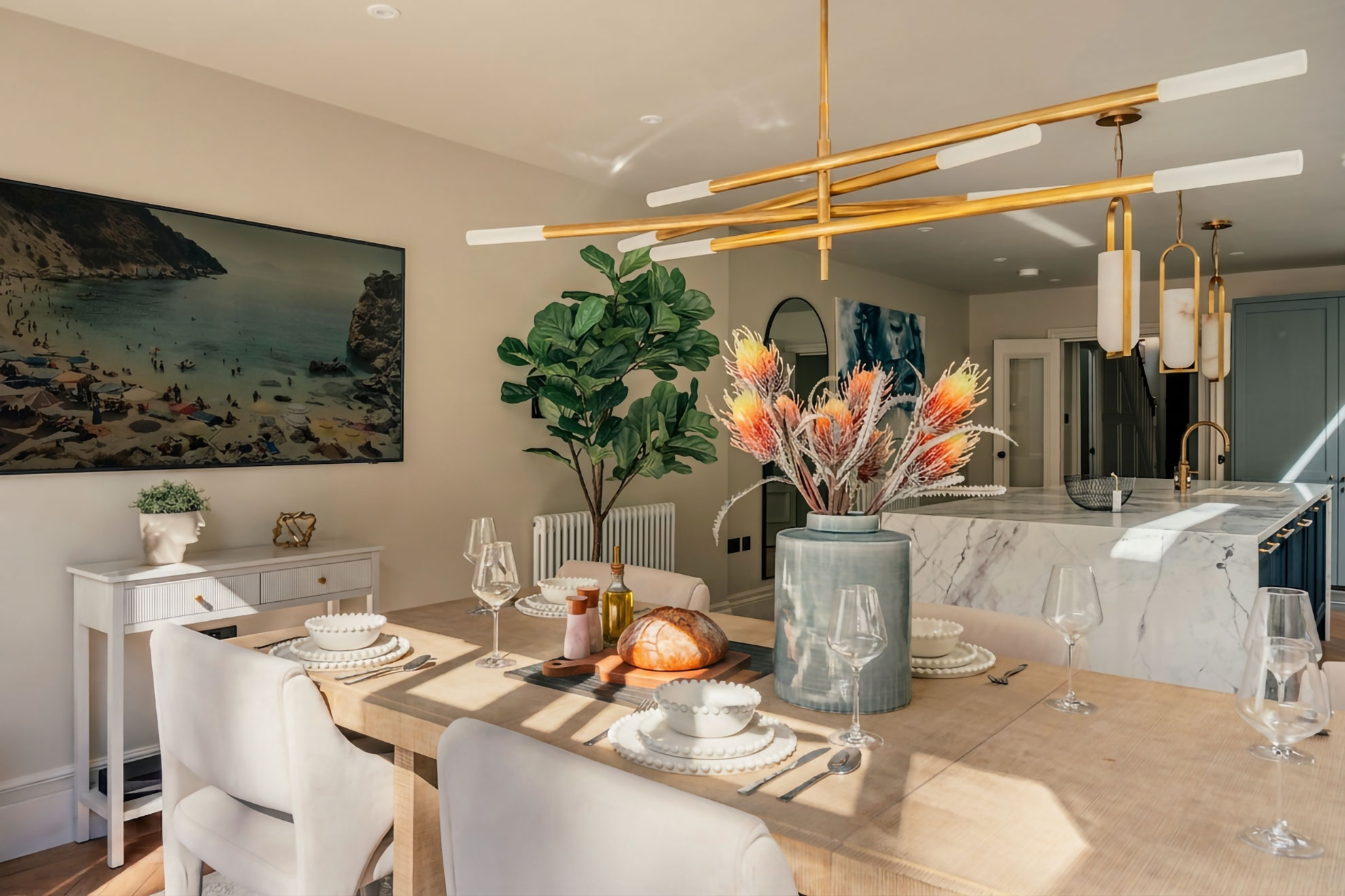 Dining at Sulgrave Road, Hammersmith