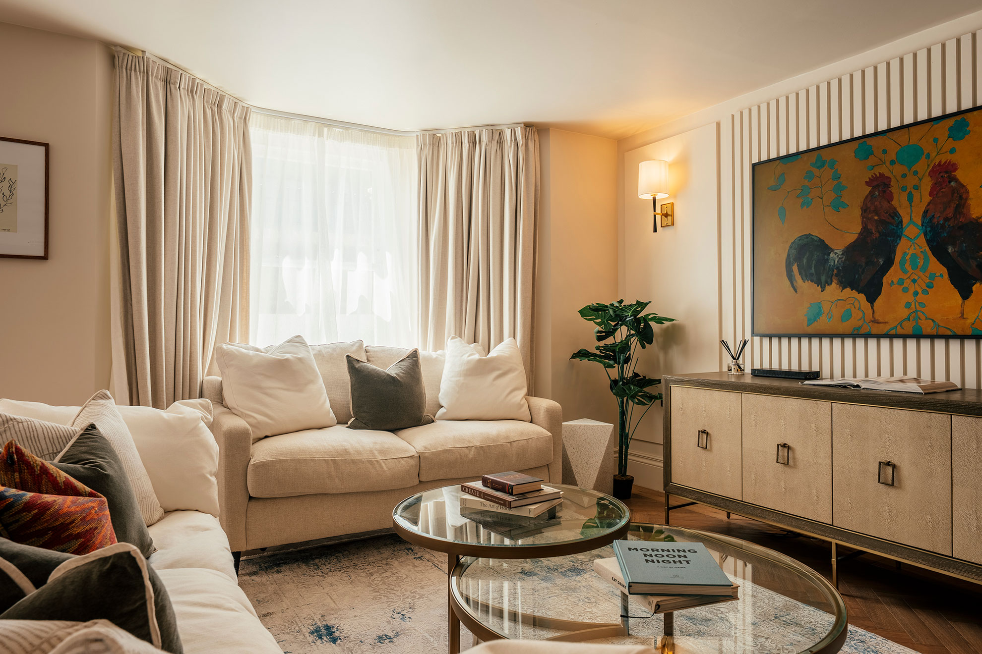 Living Room at Dawes Road Lower Apartment, Fulham