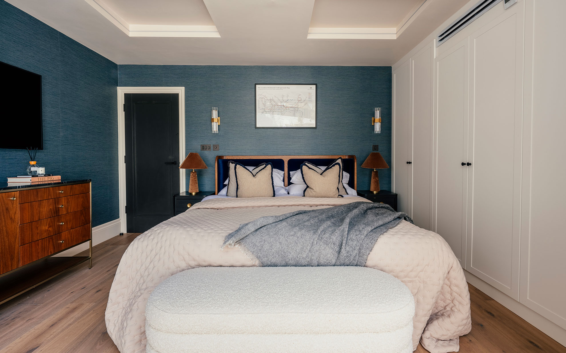 Bedroom at Dawes Road Lower Apartment, Fulham