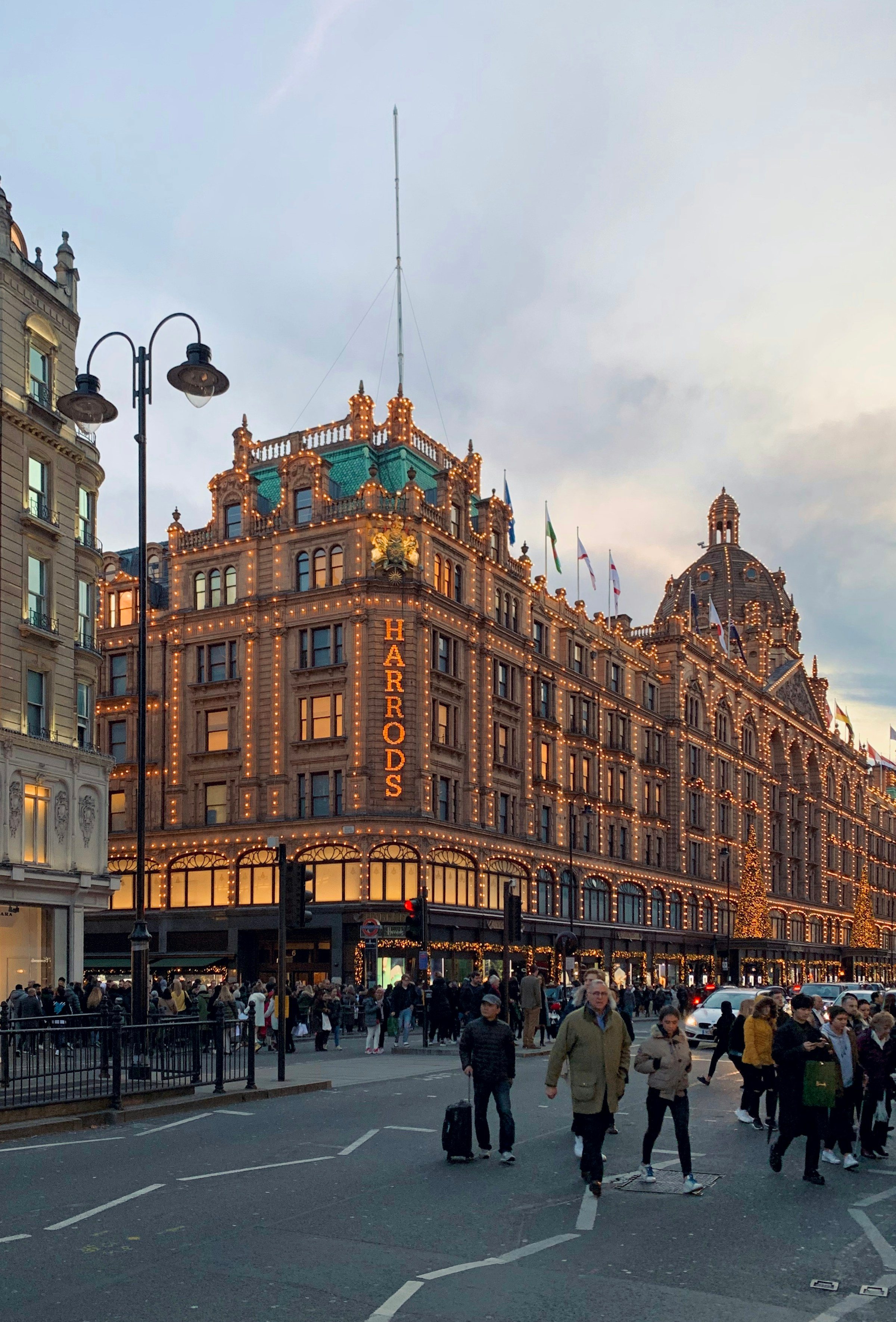 Harrods on Brompton Road, Knightsbridge