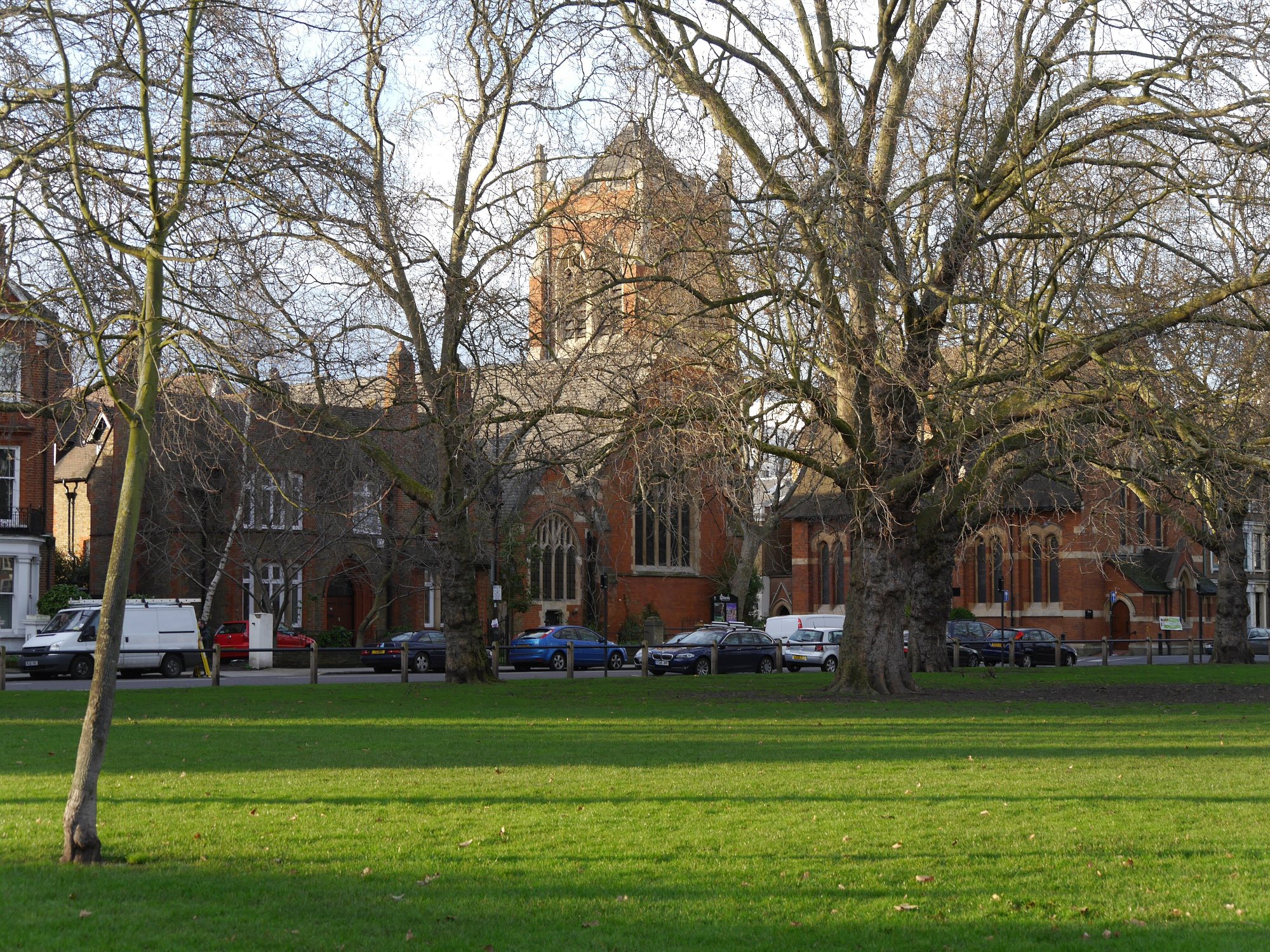 St Dionis church beside Parsons Green