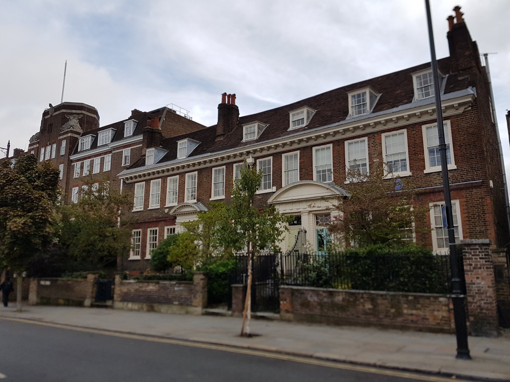 Georgian buildings in Clapham Old Town