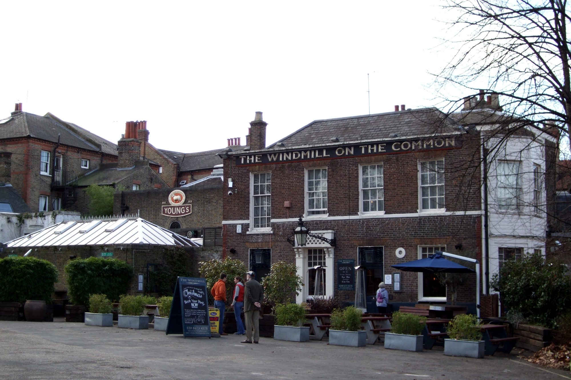 The Windmill pub on Clapham Common