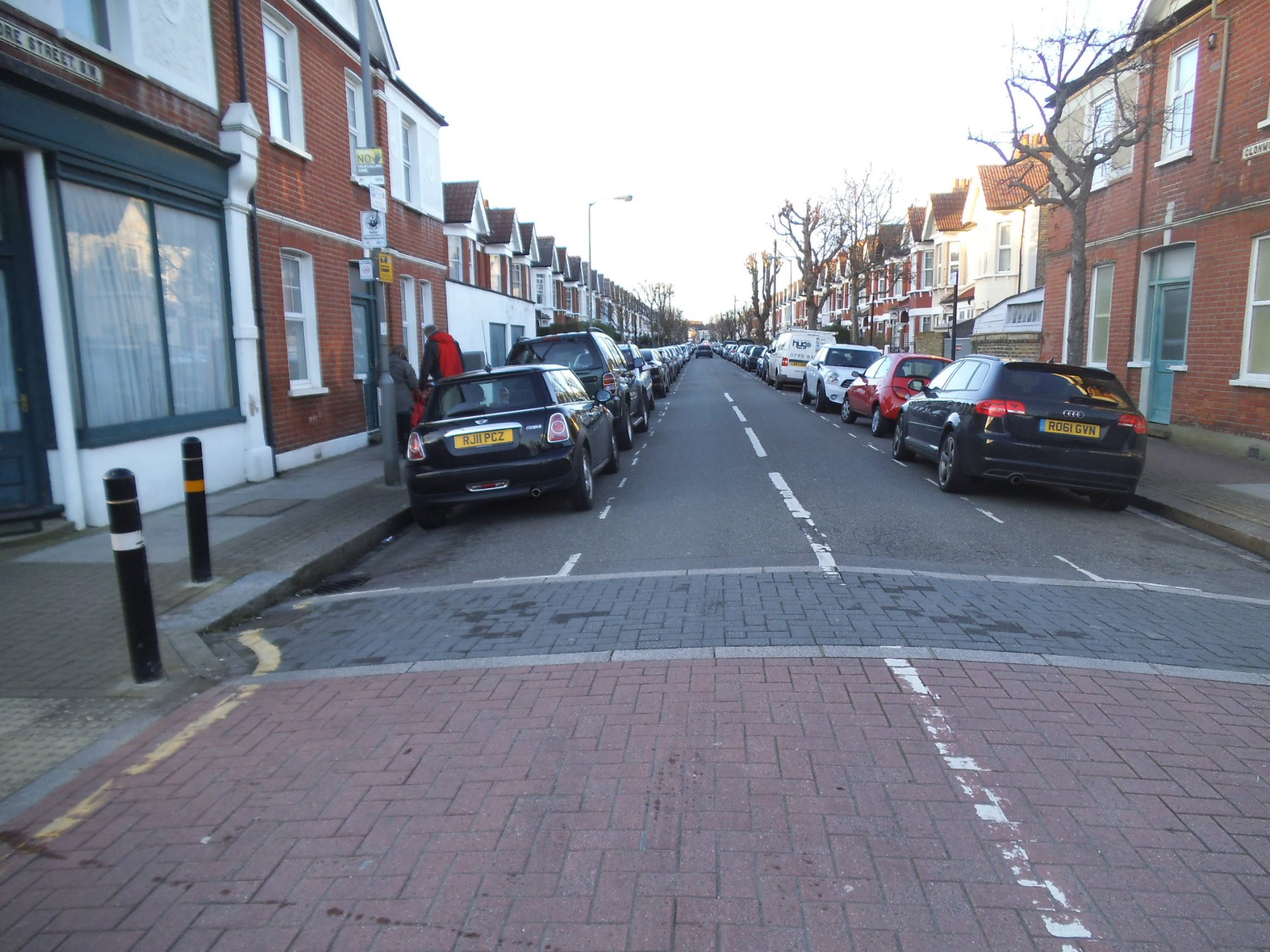 Terraced houses on Clonmore Street